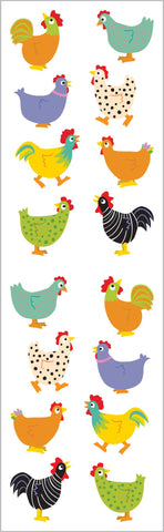 Chubby Chickens Stickers