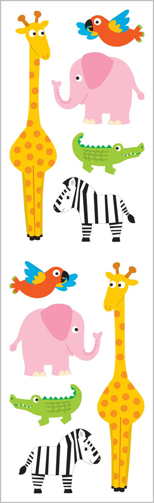 Chubby Zoo Animals Stickers