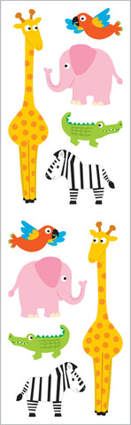 Chubby Zoo Animals Stickers