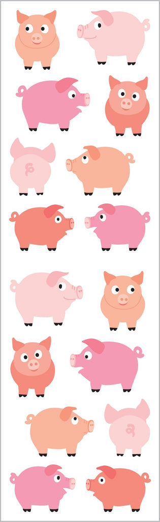 Chubby Pigs Stickers