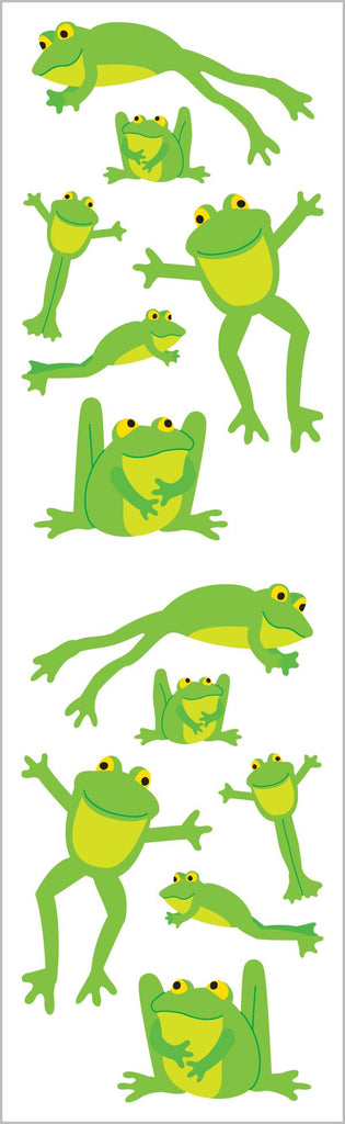 Playful Frogs Stickers