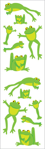 Playful Frogs Stickers