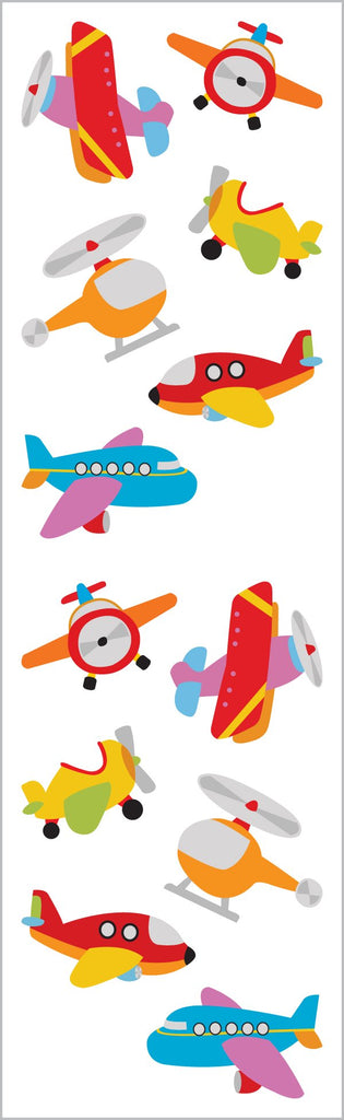 Chubby Airplanes Stickers