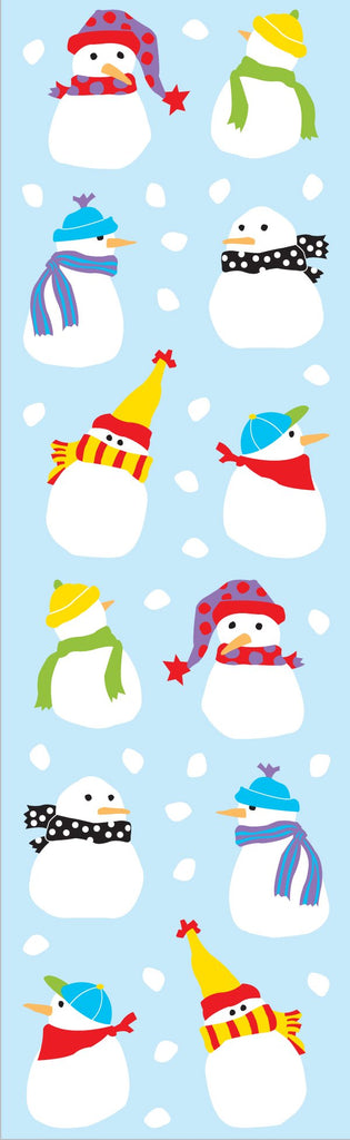 Tiny Snowmen Stickers