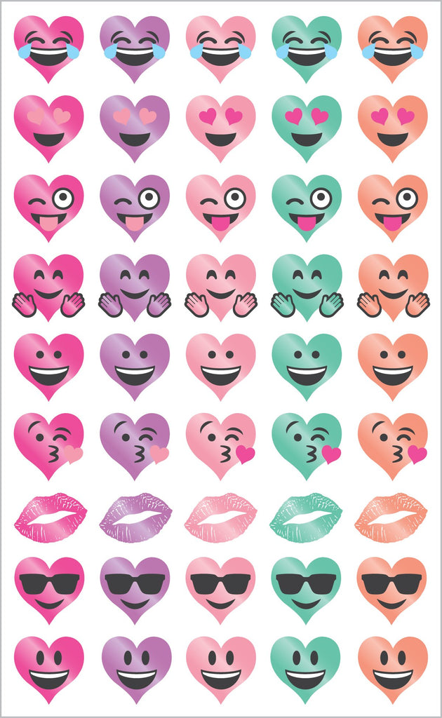 Heart Emotions Stickers