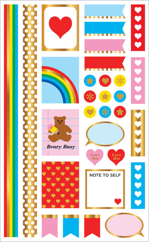 Classic Planner Accents Stickers