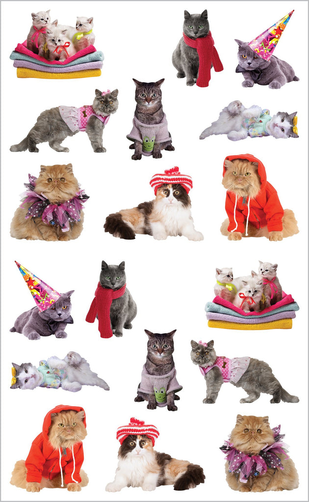 Pampered Cats Stickers
