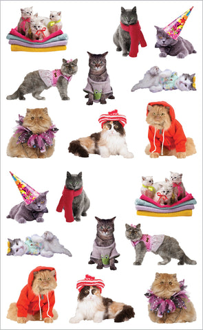 Pampered Cats Stickers