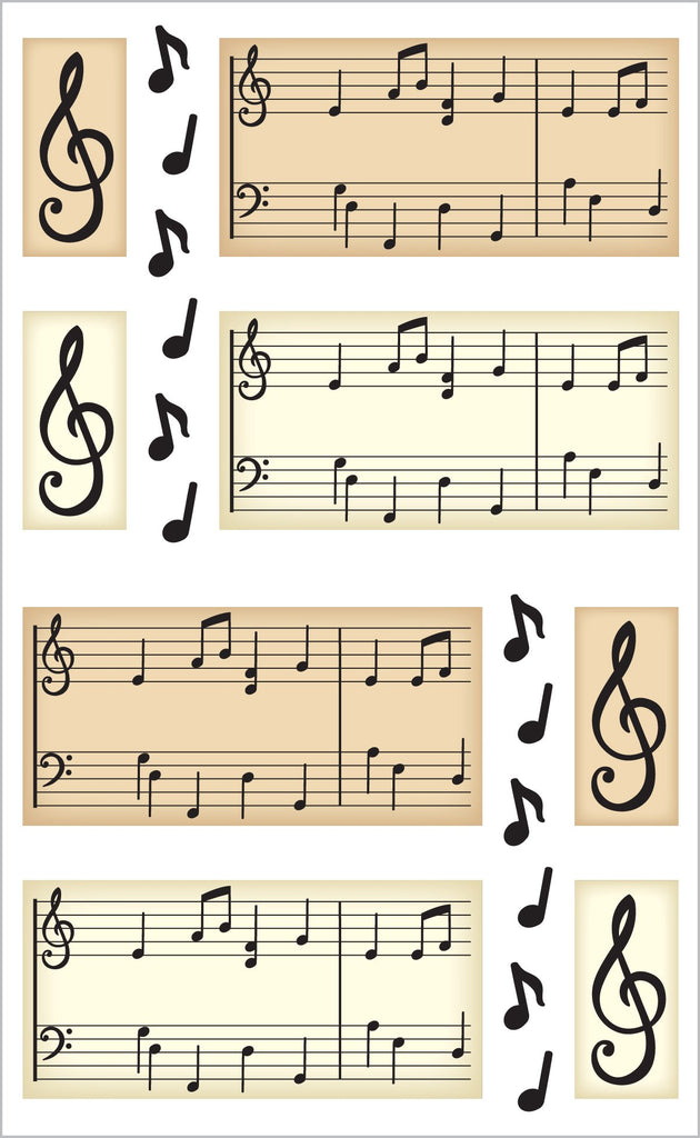 Sheet Music Stickers