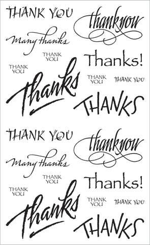 Many Thanks Stickers