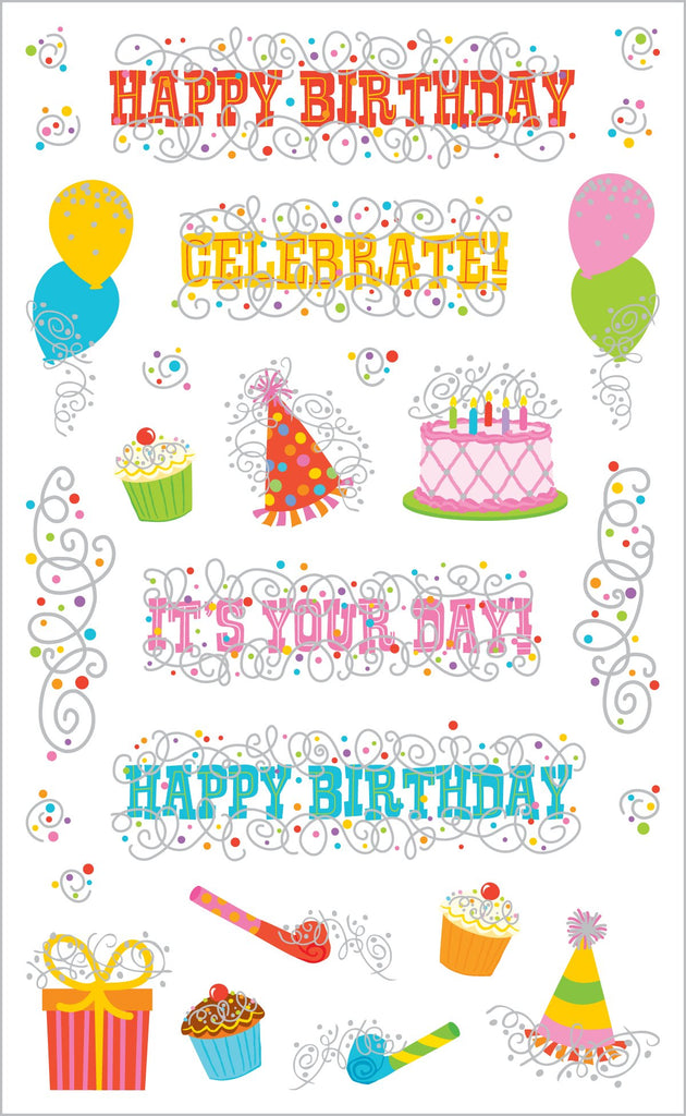 Birthday Party Stickers
