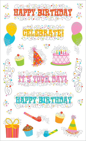 Birthday Party Stickers