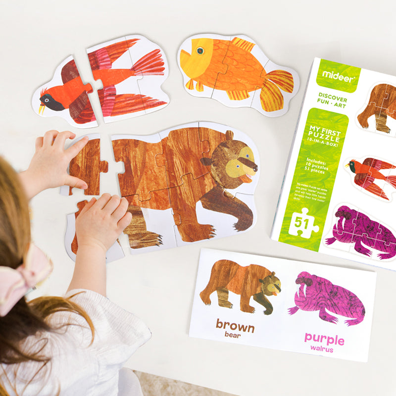 Mideer x Eric Carle My First Puzzle 10-in-a-Box