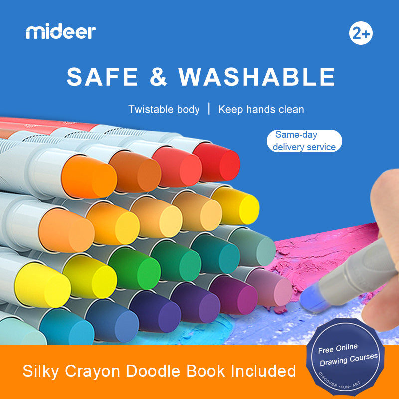 Mideer Silky Crayons