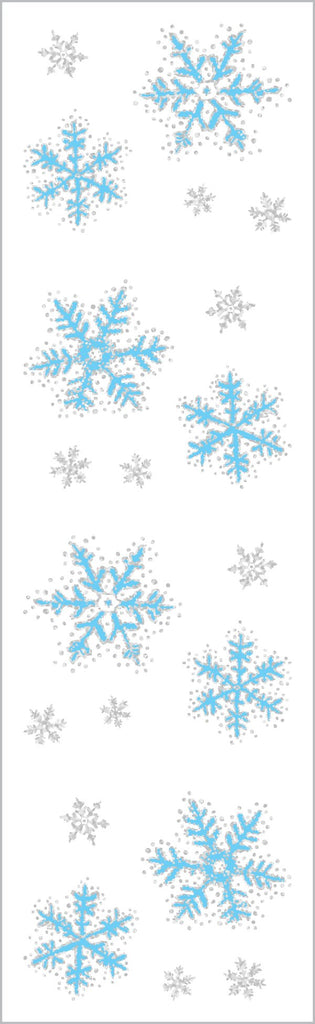 Icy Snowflakes Stickers