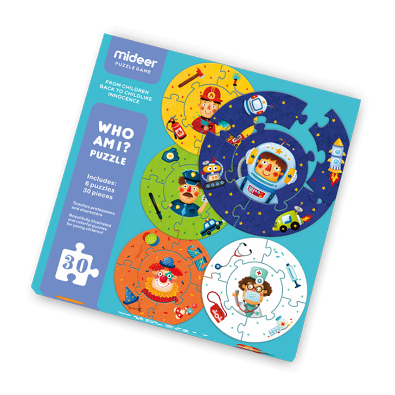 Mideer Who Am I? Occupations Puzzle
