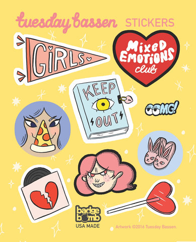 Slumber Party Stickers