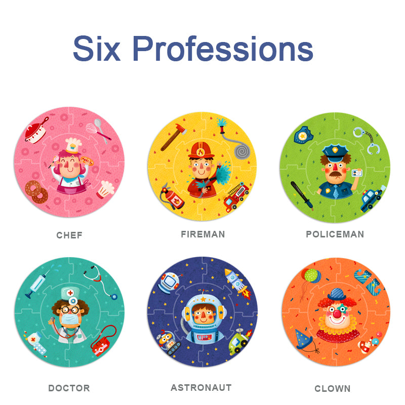 Mideer Who Am I? Occupations Puzzle