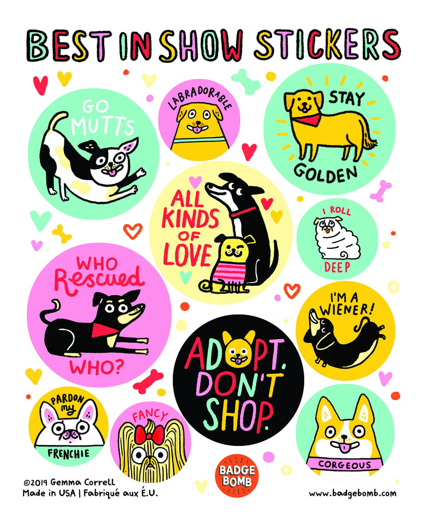 Best In Show Stickers
