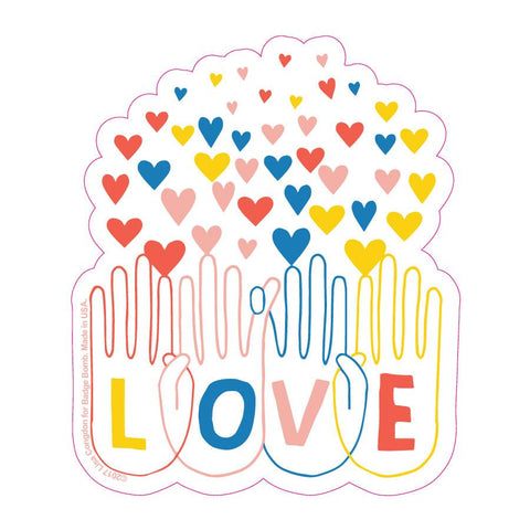 Love Hands Sticker