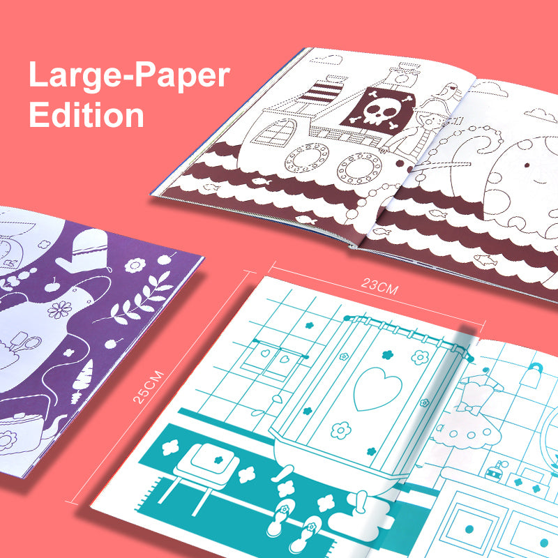 Mideer Drawing Coloring Books