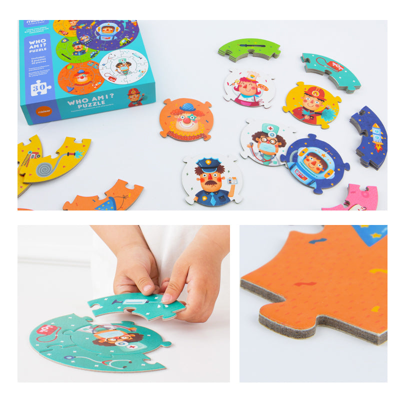 Mideer Who Am I? Occupations Puzzle