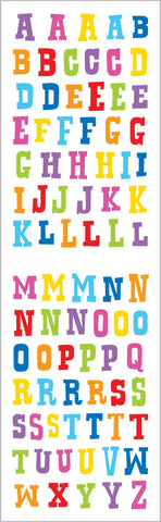Block Alphabet Stickers