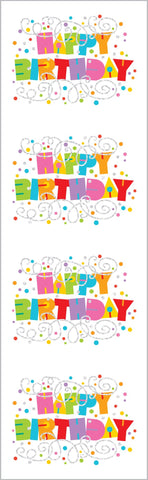 Happy Birthday Stickers