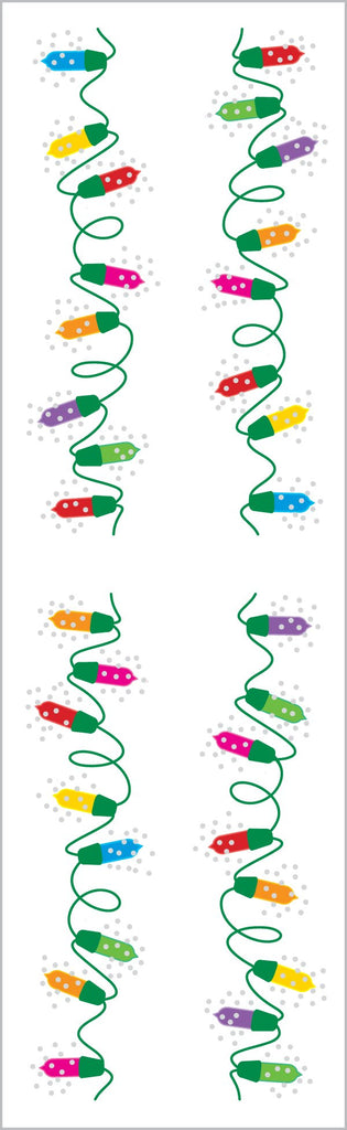 Christmas Twinkle Lights Stickers