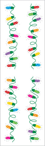 Christmas Twinkle Lights Stickers
