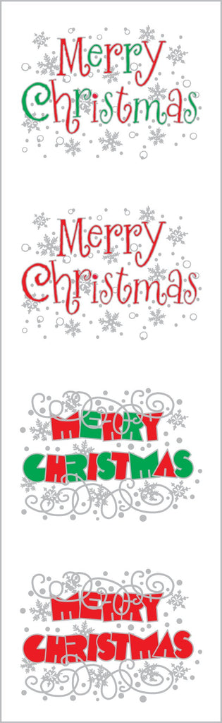Expressions Merry Christmas Stickers
