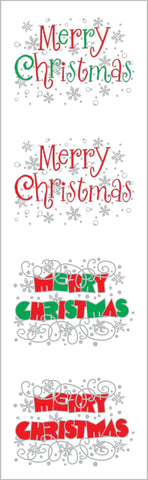 Expressions Merry Christmas Stickers