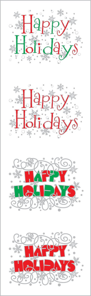 Expressions Happy Holidays Stickers