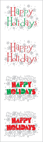 Expressions Happy Holidays Stickers