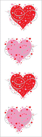 Fancy Heart Stickers