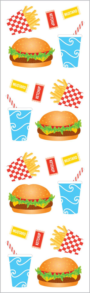 Burger & Fries Stickers
