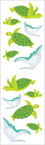 Playful Turtles & Friends Stickers
