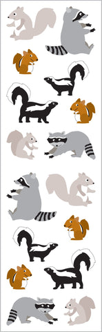 Playful Woodland Pals Stickers
