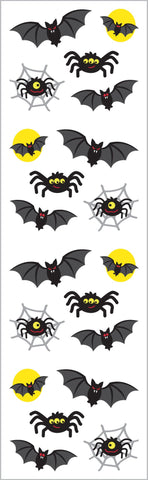 Bats & Spiders Stickers