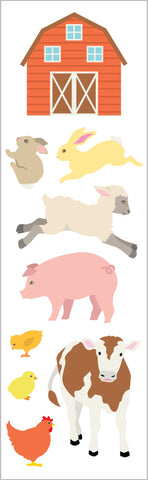 On The Farm Stickers