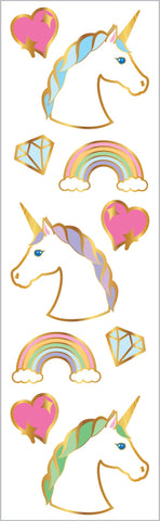Unicorn Portraits Stickers