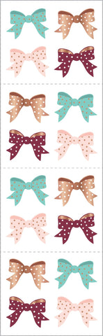 Rose Gold Bows Stickers