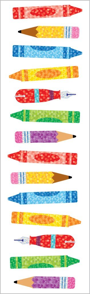 Pencils & Pens, Sparkle Stickers