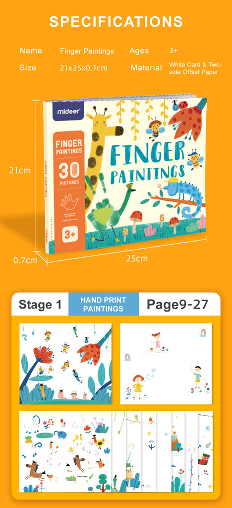 Mideer Finger Paint Art Book