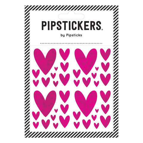 Pink Holographic Hearts