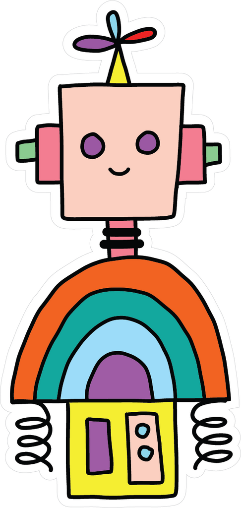 Rainbow Robot Vinyl