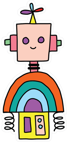 Rainbow Robot Vinyl