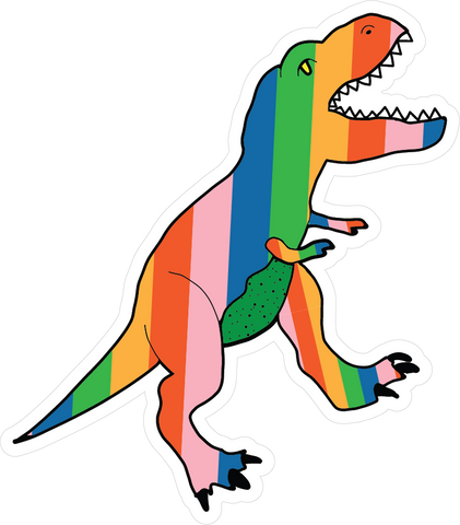 Rainbow T-Rex Vinyl
