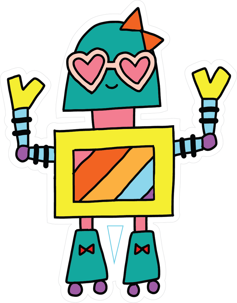 Roller Skate Robot Vinyl