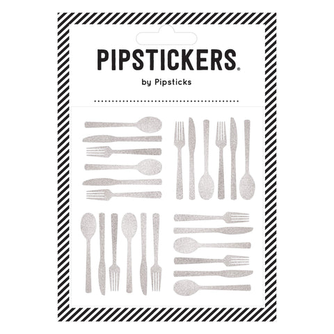 Silver Silhouette Utensils